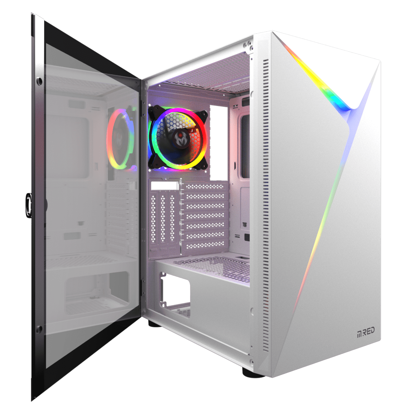 Boîtier_PC_Gamer_Blanc_RGB_Cobalt